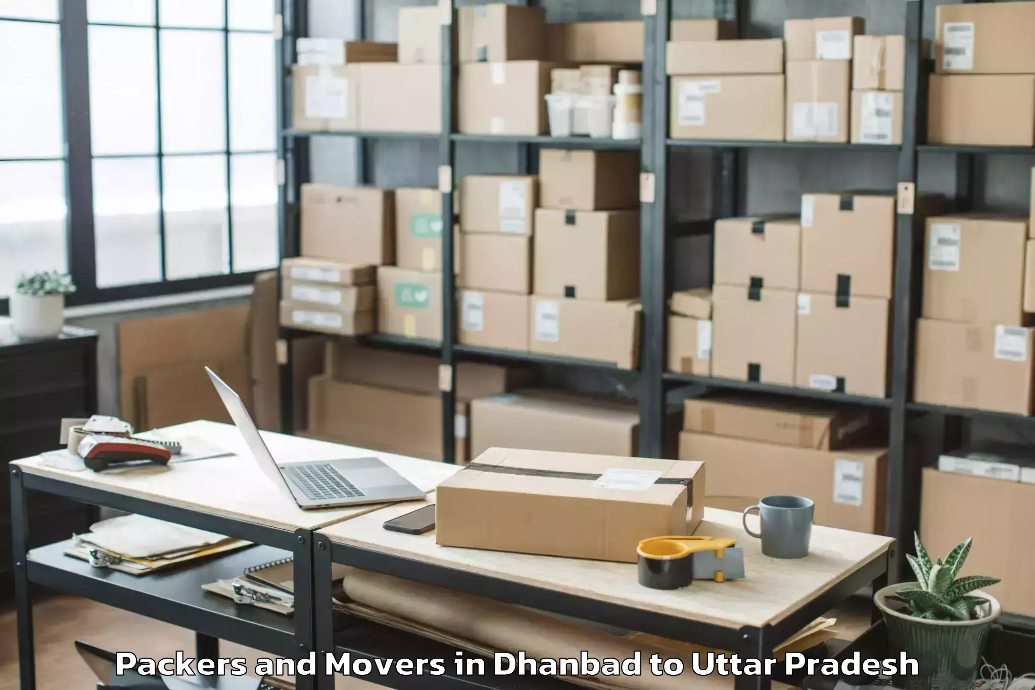 Book Dhanbad to Mehnajpur Packers And Movers